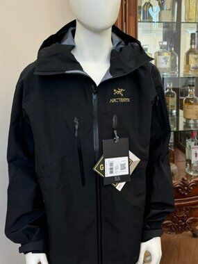 Arc'teryx Alpha SV Jacket, Black and Gold, Unused